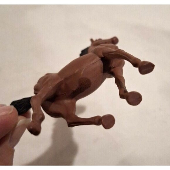 Popak New Ray Horse 3" Brown White Paint Pinto & Bay Vintage Lot - Picture 9 of 9